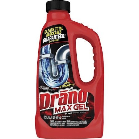 Sc Johnson Drano 694768, Max Gel Clog Remover, 32oz Bottle SJN694768